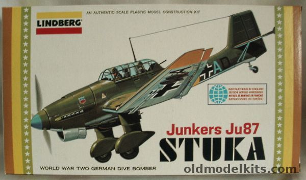 Lindberg 1/48 Junkers Ju-87 Stuka, 2312 plastic model kit